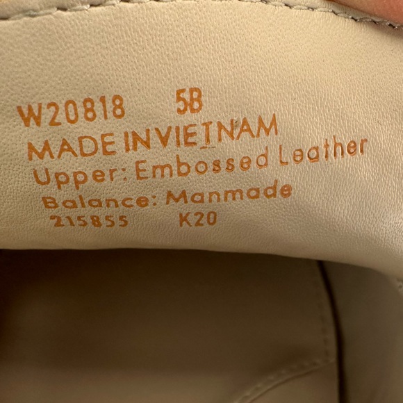 NEW Cole Haan Snake Print Embossed Leather Loafers Slip-On Flats Shoes Size 5 - Picture 9 of 9